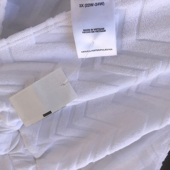 Swimsuit Terry Cloth Chevron Cover Up - Picture 3 of 6